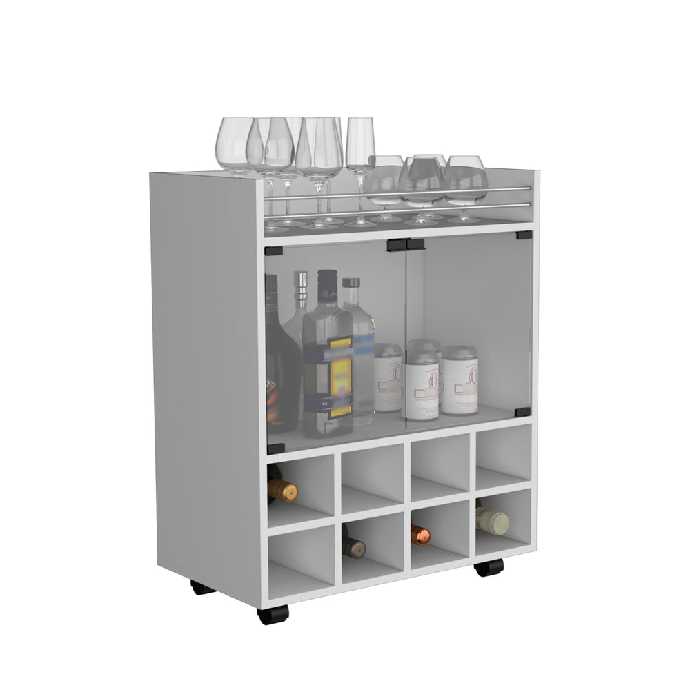 26-Inch Queens Bar Cart – Rolling Bar Cart