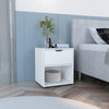 Adak Nightstand End Table with Open Shelf