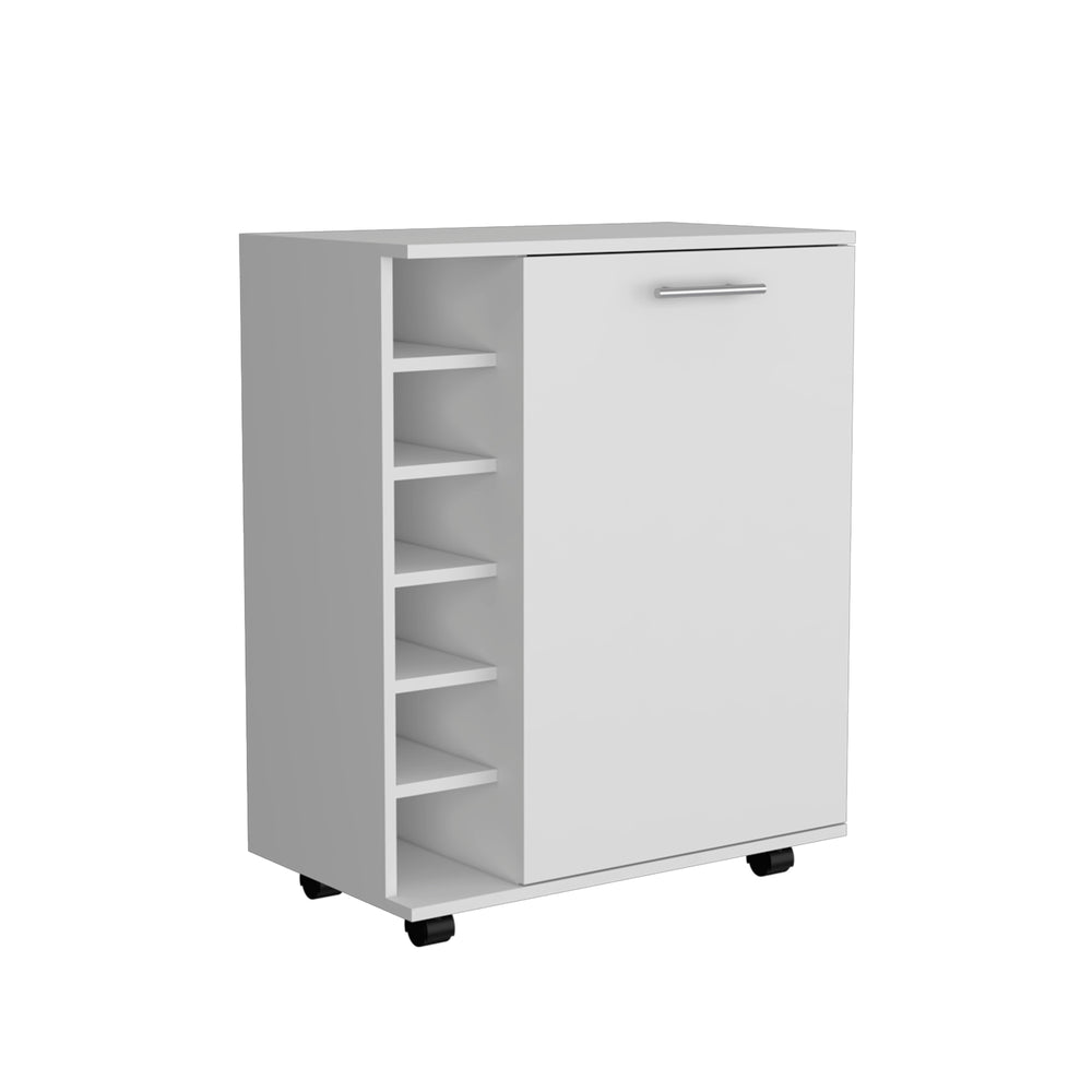 26-Inch Tilden Bar Cart – Caster Wheels