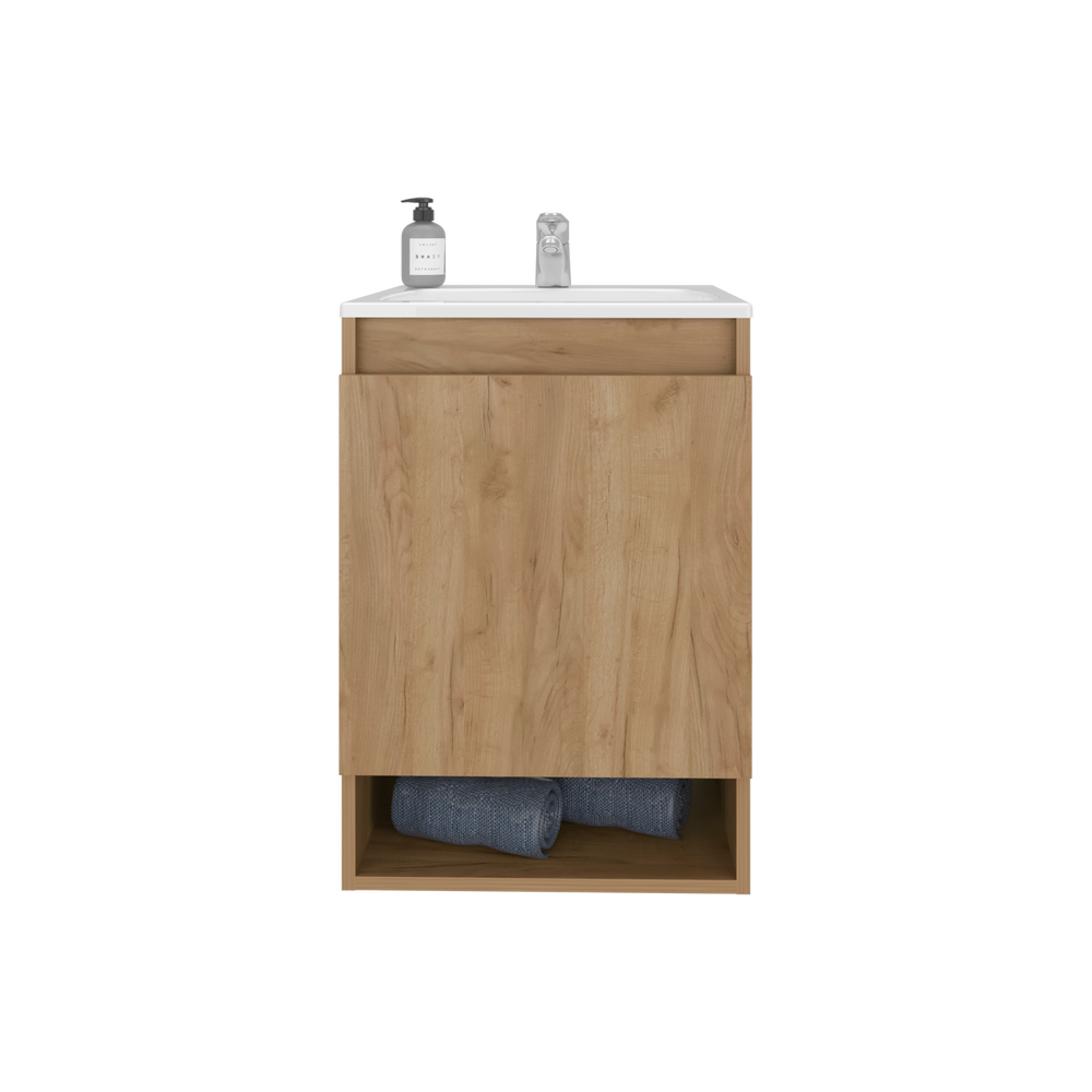 18” Elsie Bathroom Vanity with Sink and One Single Door – Indoor Use And Assembly Required