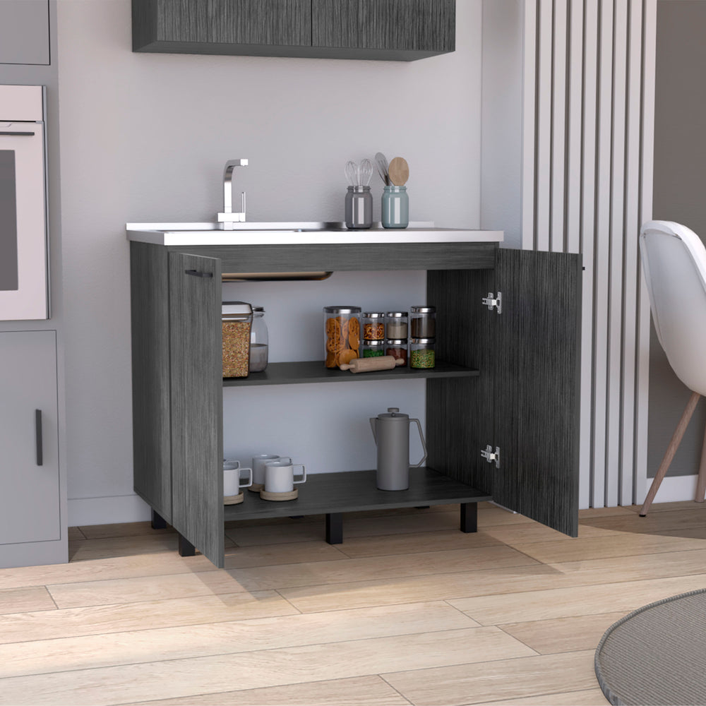 39-Inch Salento Base Storage Cabinet – Enclosed Storage Below