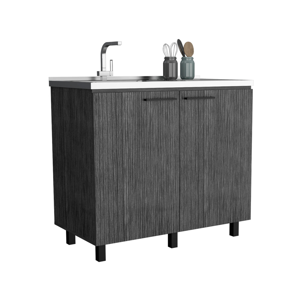 39-Inch Salento Base Storage Cabinet – Integrated Sink and Faucet