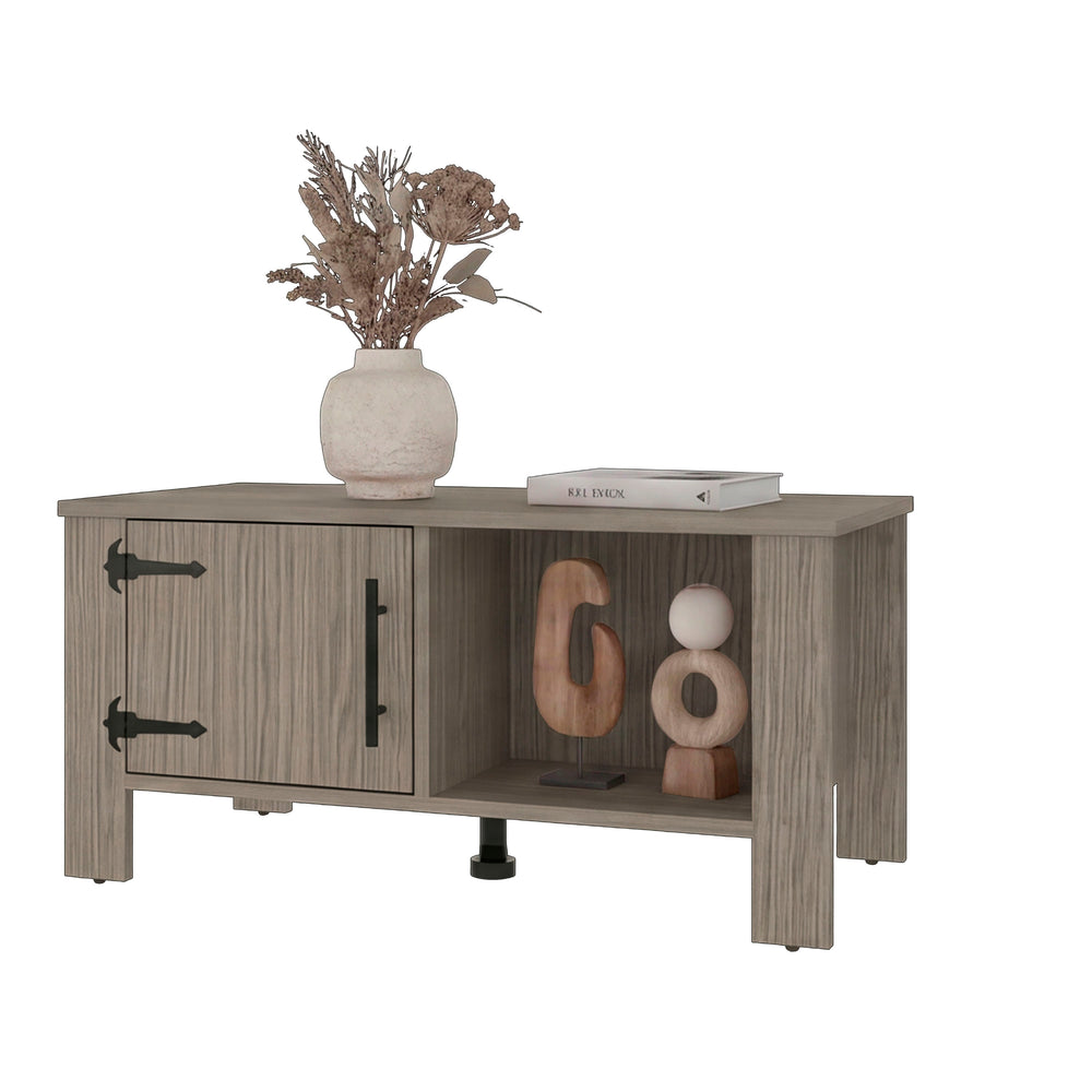 Lebanon Coffee Table with Open Shelf Storage and a Low-Profile Design for the Living Room – Smooth Tabletop Surface