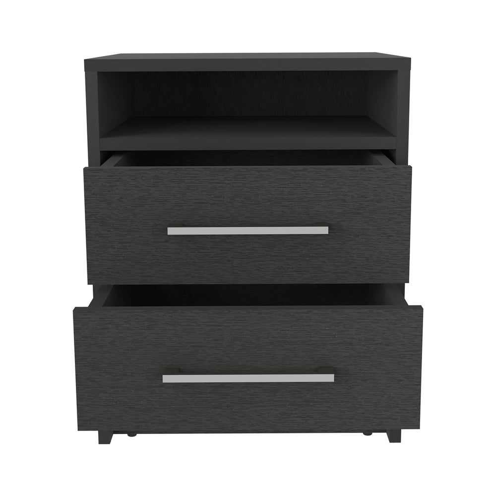 16-Inch Kelso Nightstand with 2-Drawer – Stable Top Surface