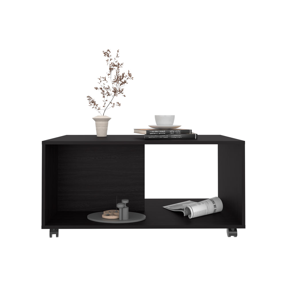 36-Inch Denton Coffee Table with Casters – Durable Construction