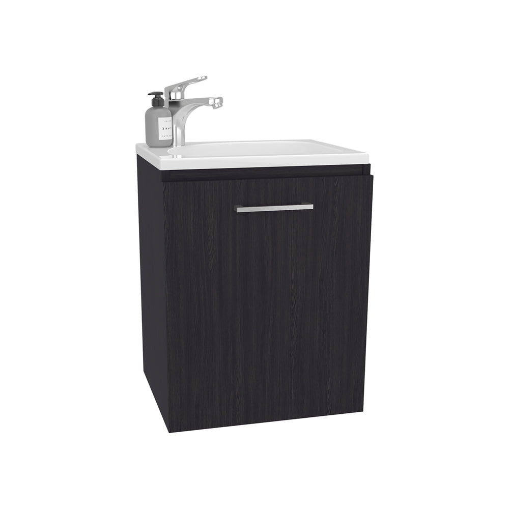 16-Inch Bothell Bathroom Vanity with Sink with Single Door – Built-In Sink Basin