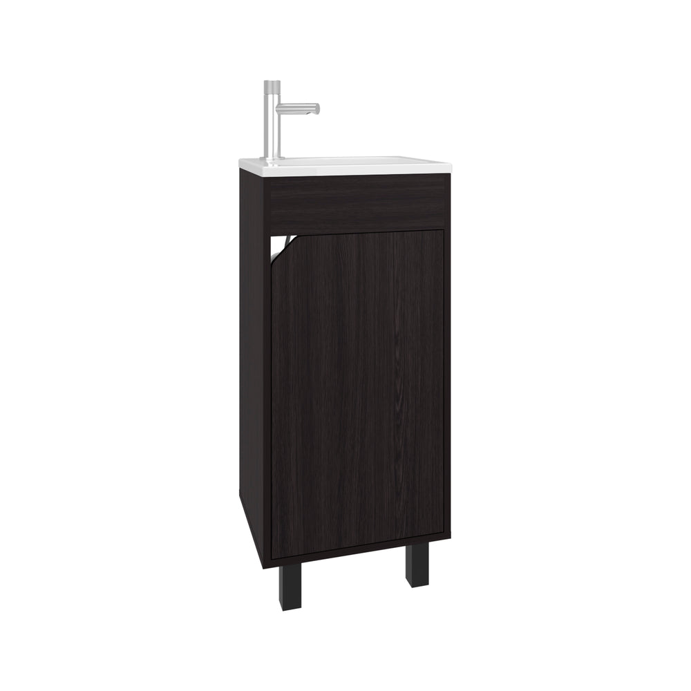 16-Inch Yorkana Bathroom Vanity with Sink with Single Door – Durable Construction