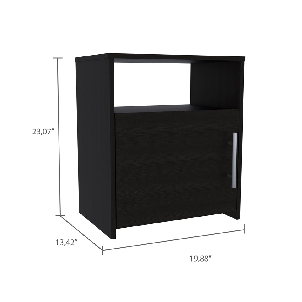 20-Inch Omaha Nightstand with Single Door – Durable Construction