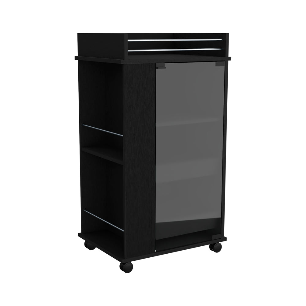 22-Inch Lansing Bar Cart with Casters – Indoor Use And Assembly Required