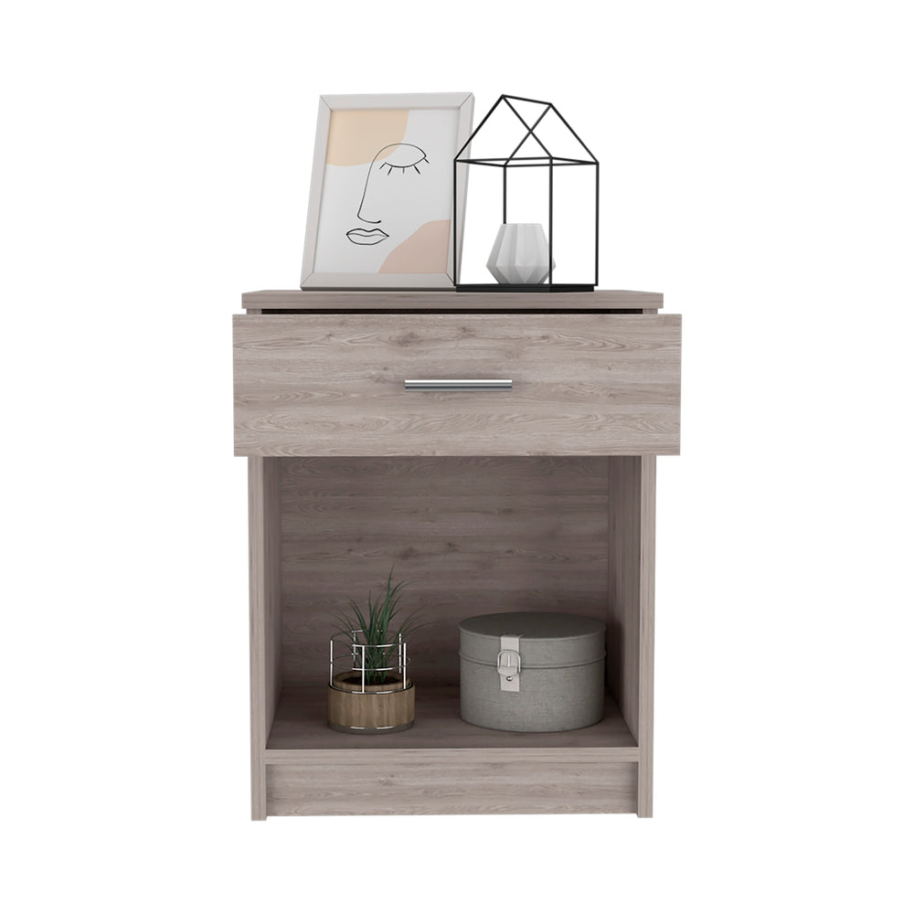 17-Inch Beryl Nightstand with 1-Drawer – Compact Footprint