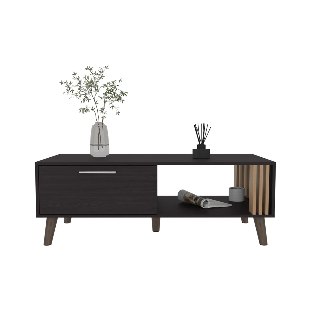 47-Inch Lenoir Coffee Table with Single Door – Indoor Use And Assembly Required