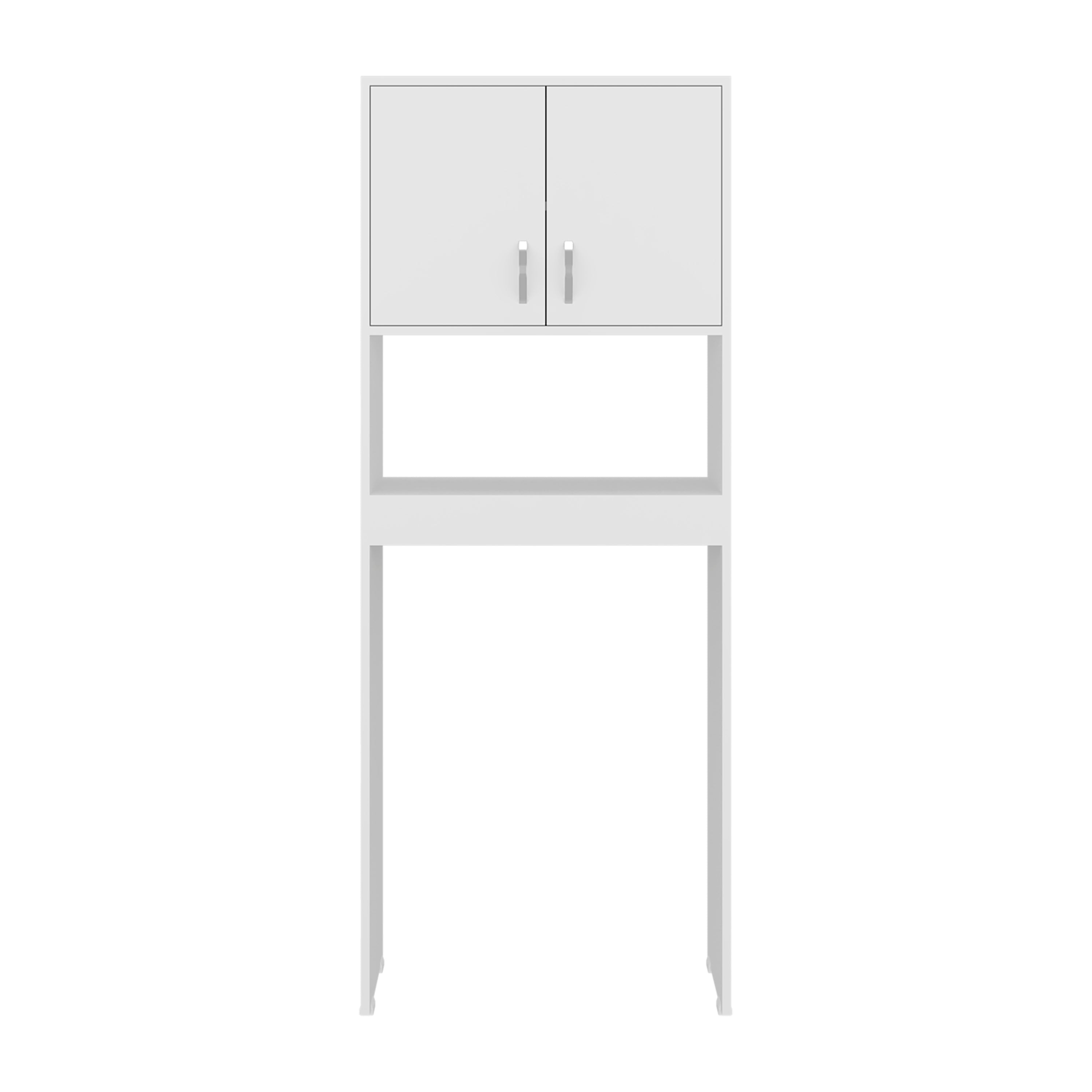 OLB 14696 - Over-the-toilet cabinet, front view, closed, white background