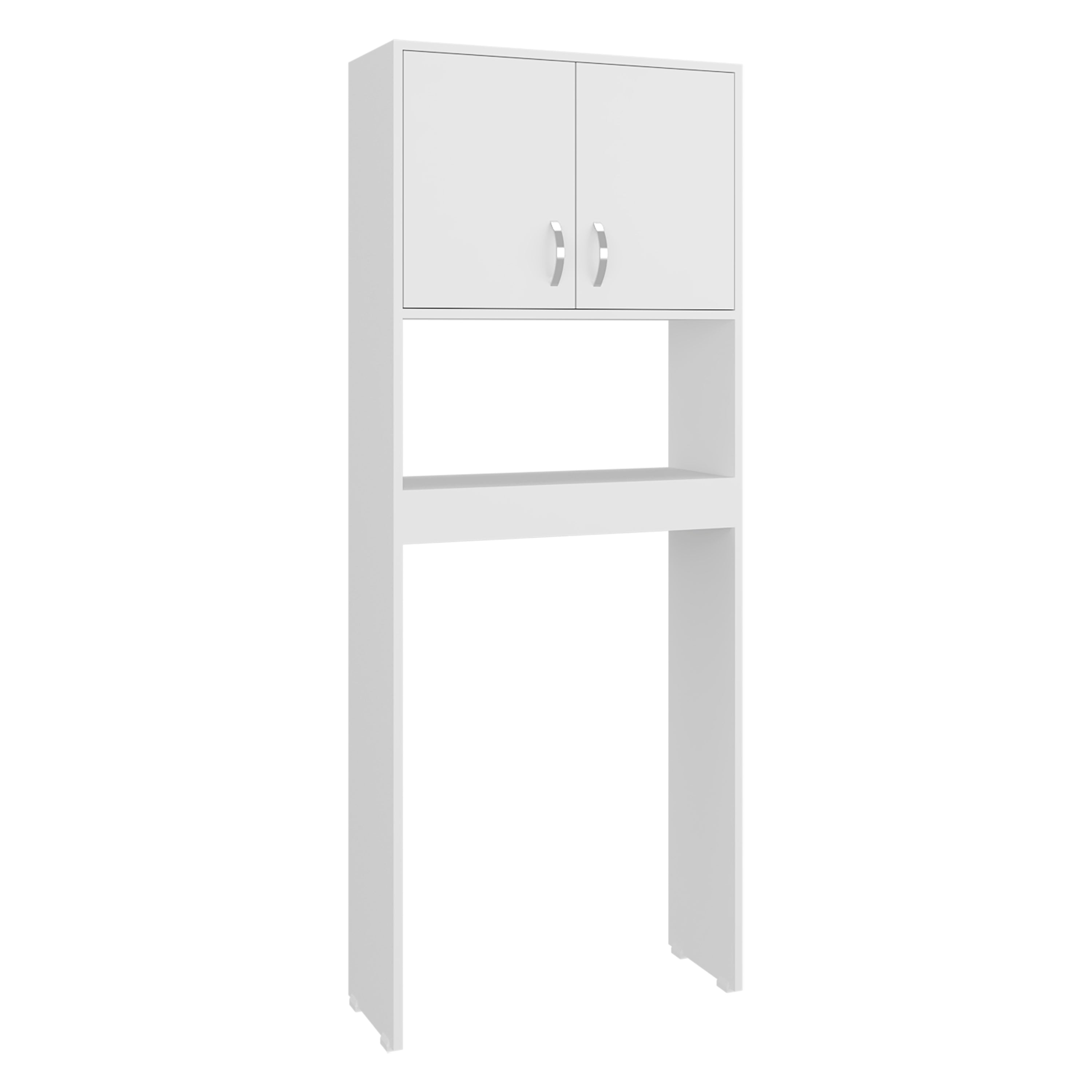 OLB 14696 - Over-the-toilet cabinet, angled view, closed, white background