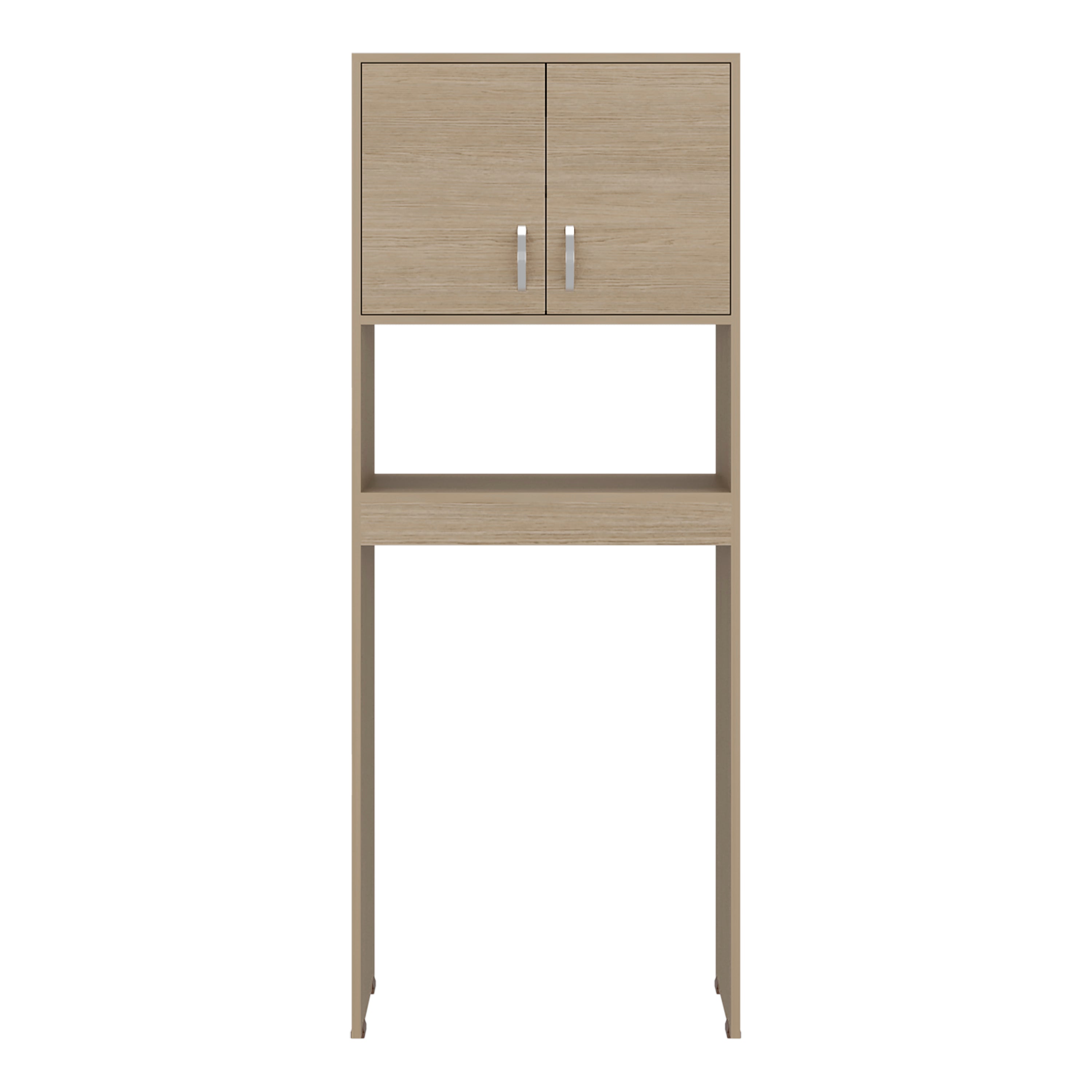OLC 14697 - Over-the-toilet cabinet, front view, closed, white background