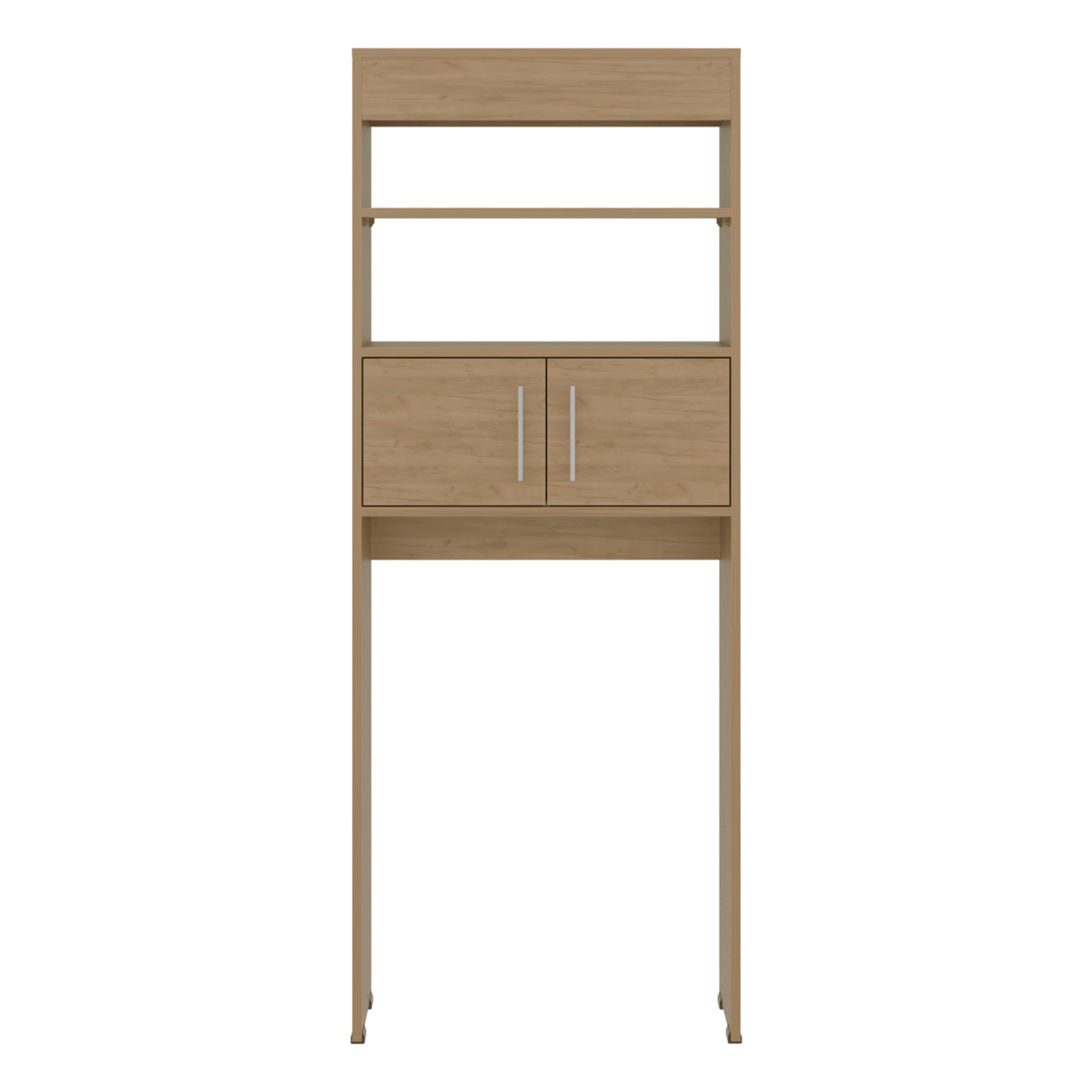 OLF 14702 - Over-the-toilet cabinet, front view, closed, white background