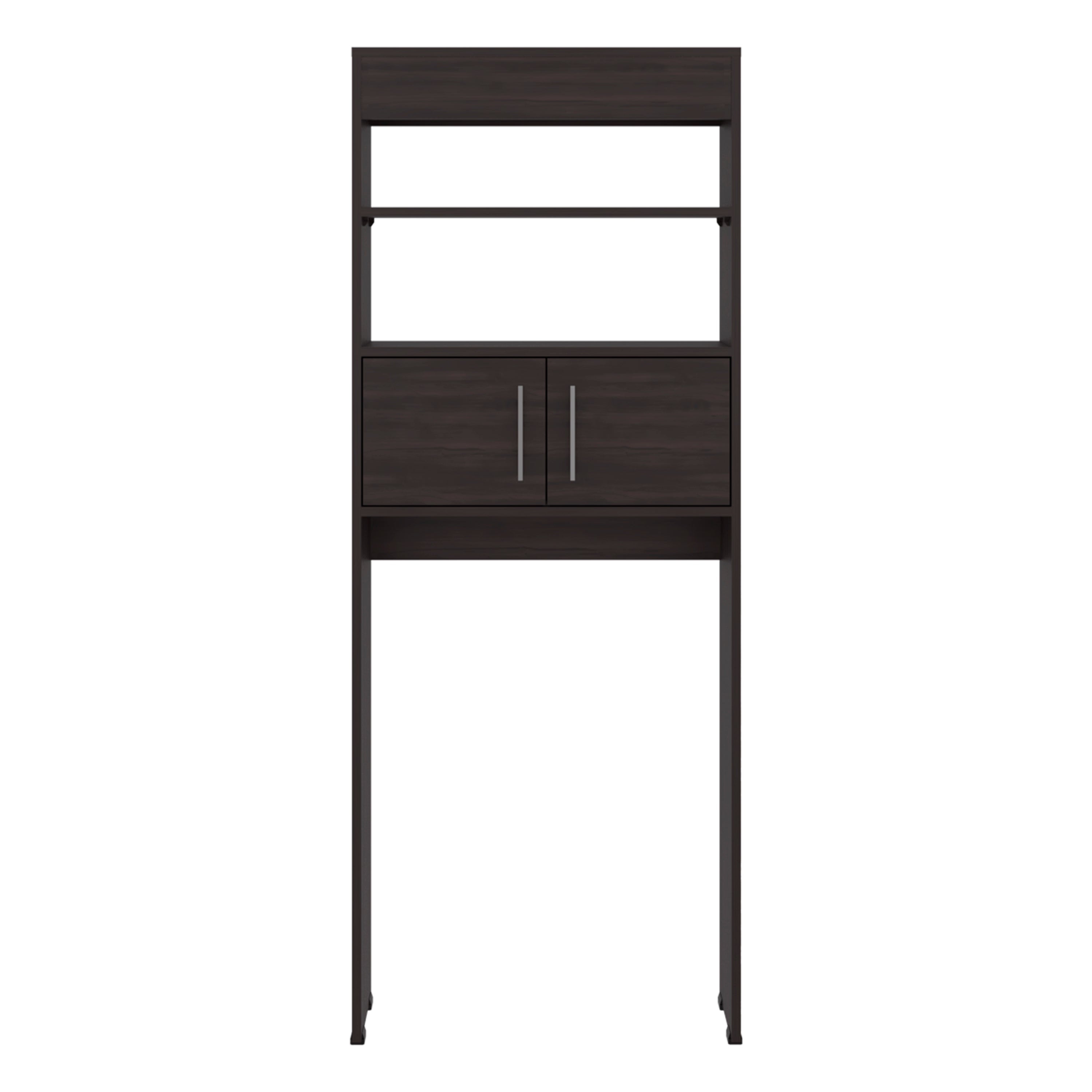 OLN 14703 - Over-the-toilet cabinet, front view, closed, white background