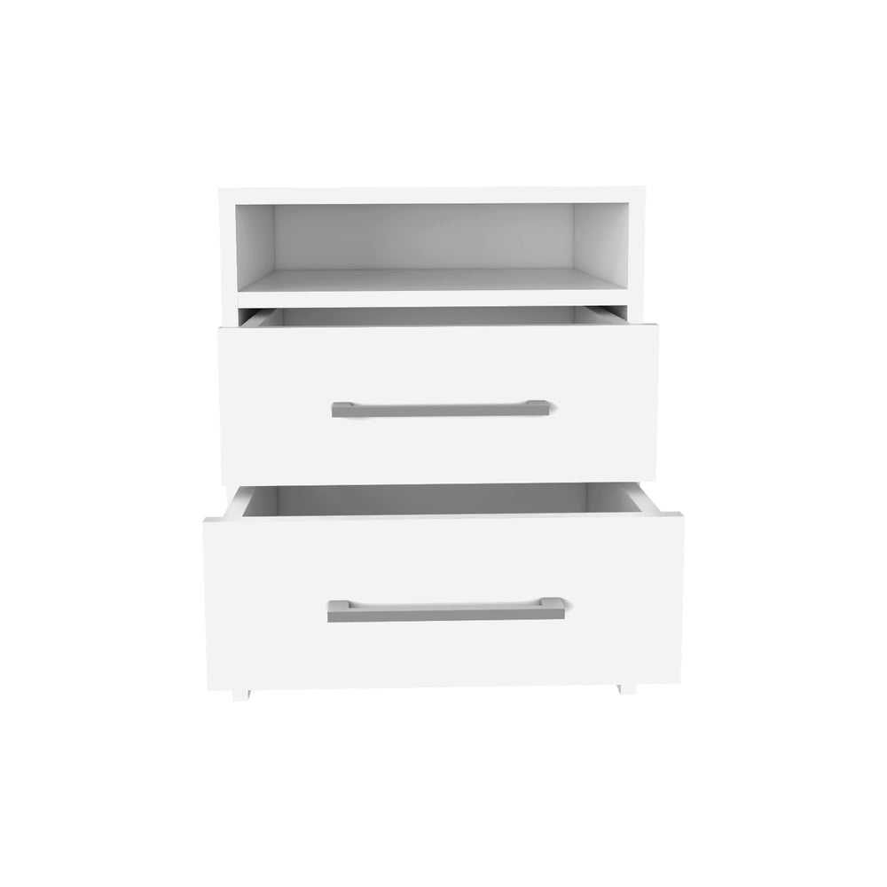 16-Inch Kelso Nightstand with 2-Drawer – Stable Top Surface