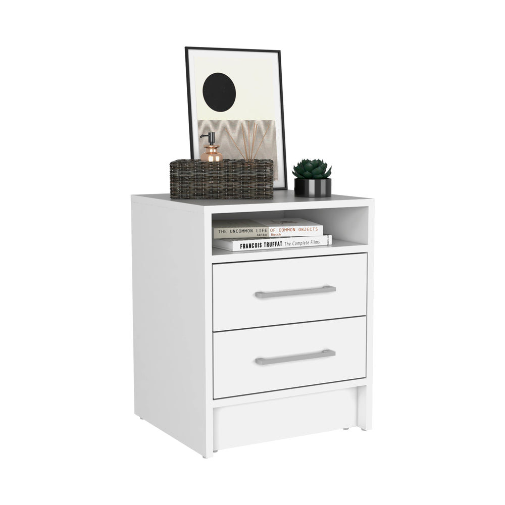 16-Inch Kelso Nightstand with 2-Drawer – Compact Design for Small Spaces