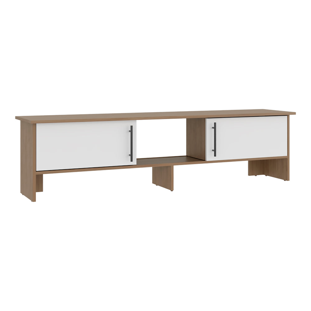 Buford TV Stand with Open Shelving for Media Storage and a Low-Profile Silhouette – Smooth Easy-Clean Finish