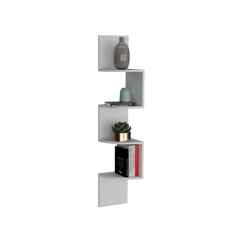 10-Inch Roy Furniture with Wall-Mounted – Corner-Fit Zigzag Design
