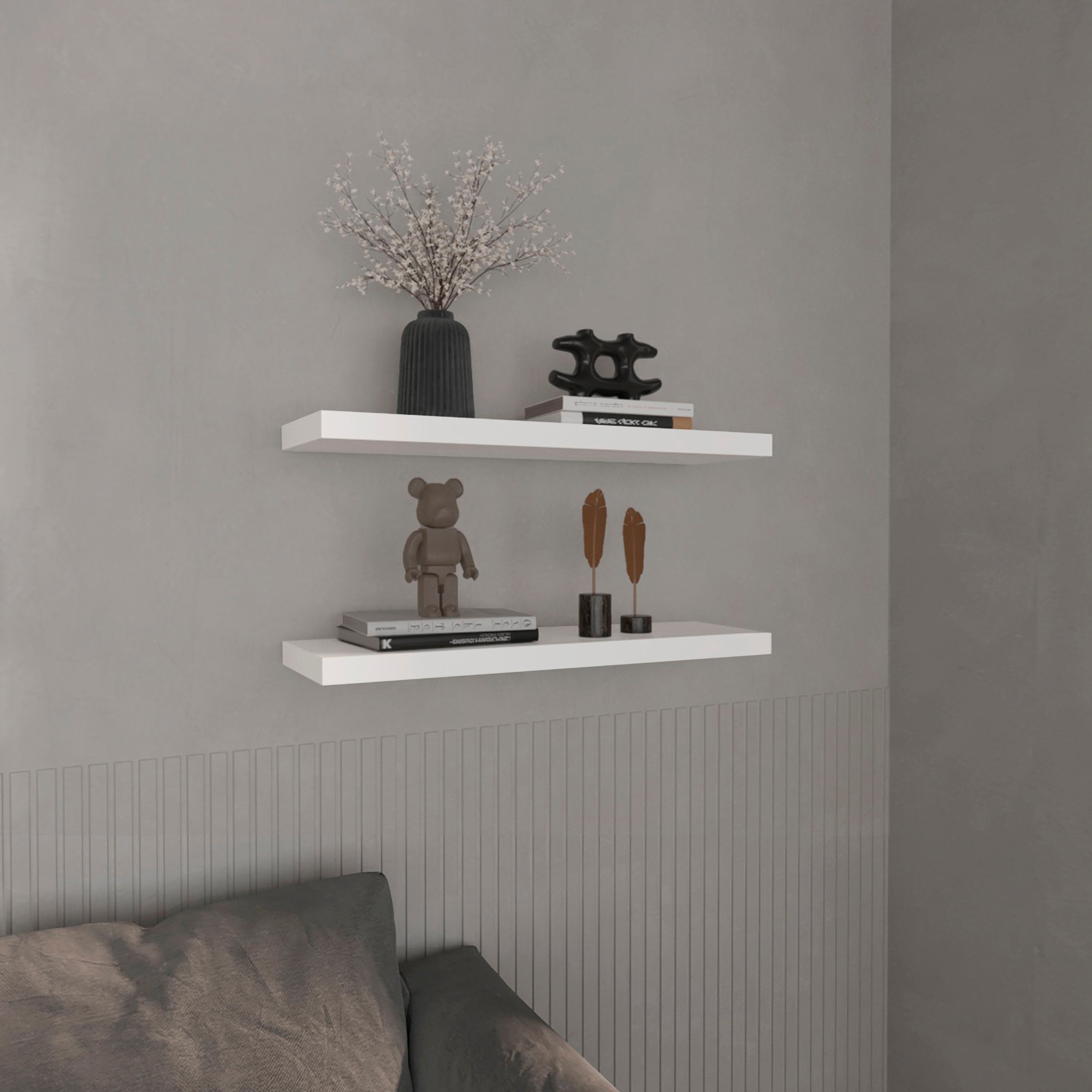 Belville Floating Shelves, 2 Shelves, 1.50" H