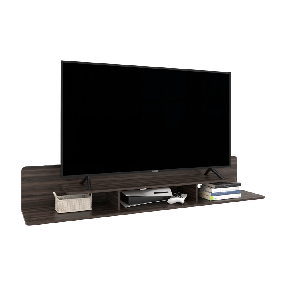 71-Inch Eudora TV Stand with 2 Open Shelves – Reliable Support