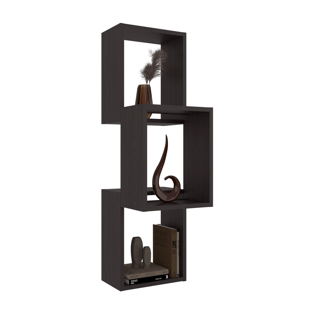 13-Inch Olean Floating Wall Shelves with 3 Open Shelves – Durable Construction