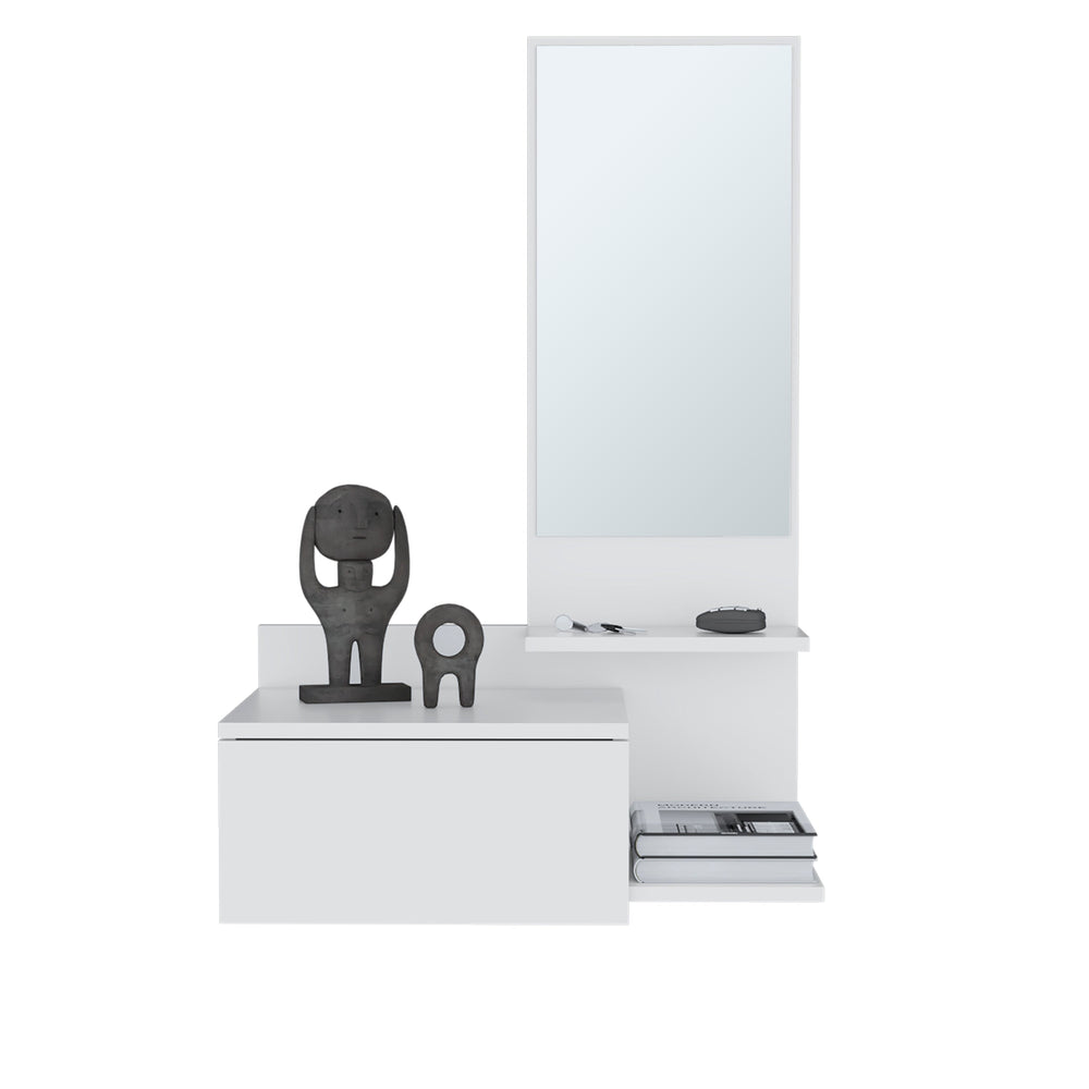 24-Inch Sitka Storage Cabinet with Wall-Mounted and Mirror – Drawer Storage Included