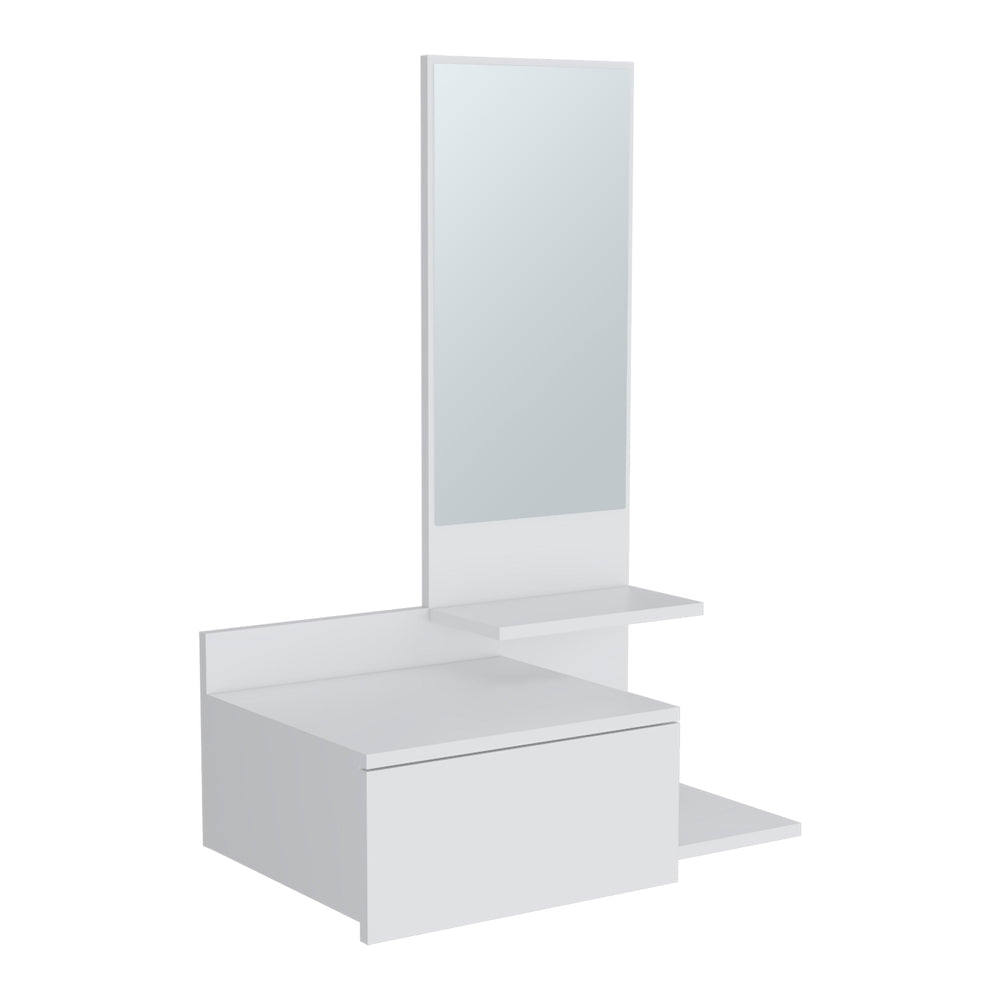 24-Inch Sitka Storage Cabinet with Wall-Mounted and Mirror – Mirror And Open Storage