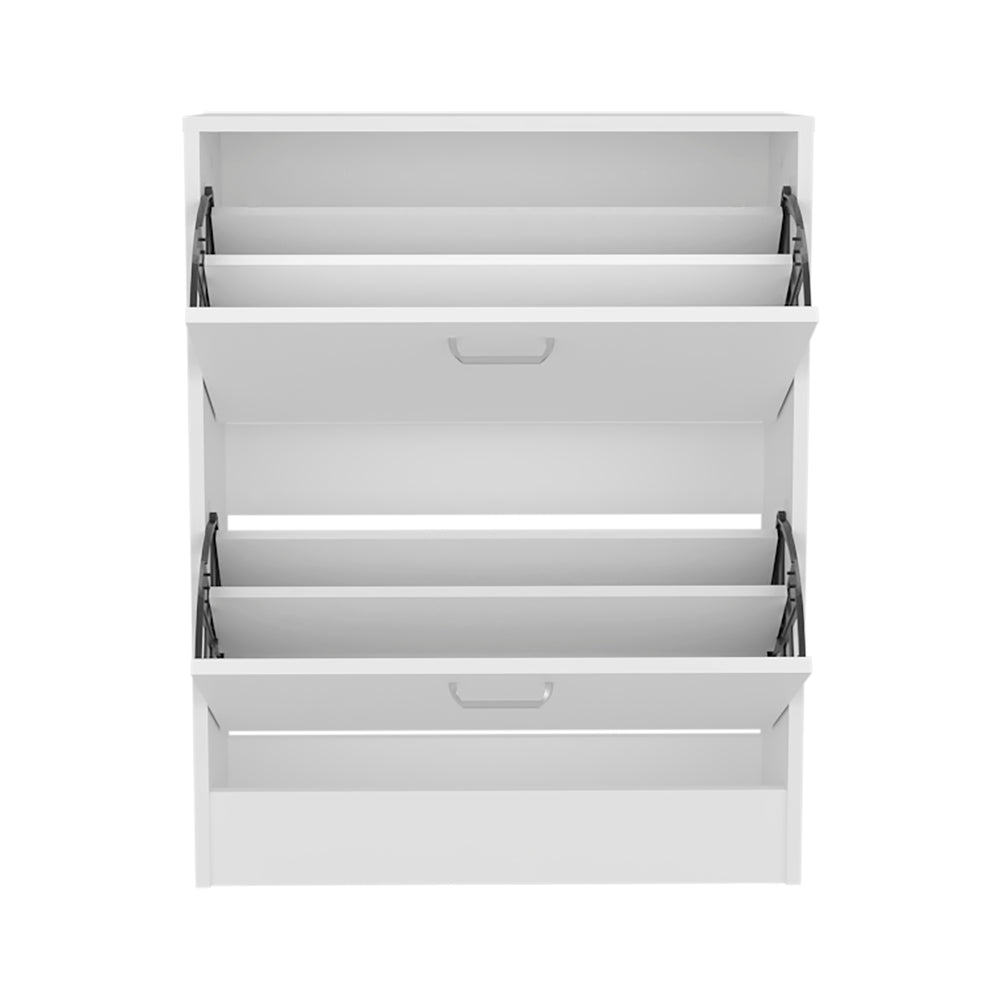25-Inch Entiat Shoe Storage Cabinet with Double Door – Narrow Footprint