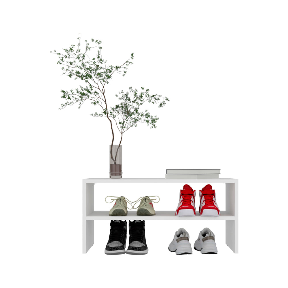 28-Inch Sanford Modular Shoe Storage Cabinet with 2 Open Shelves – Durable Construction