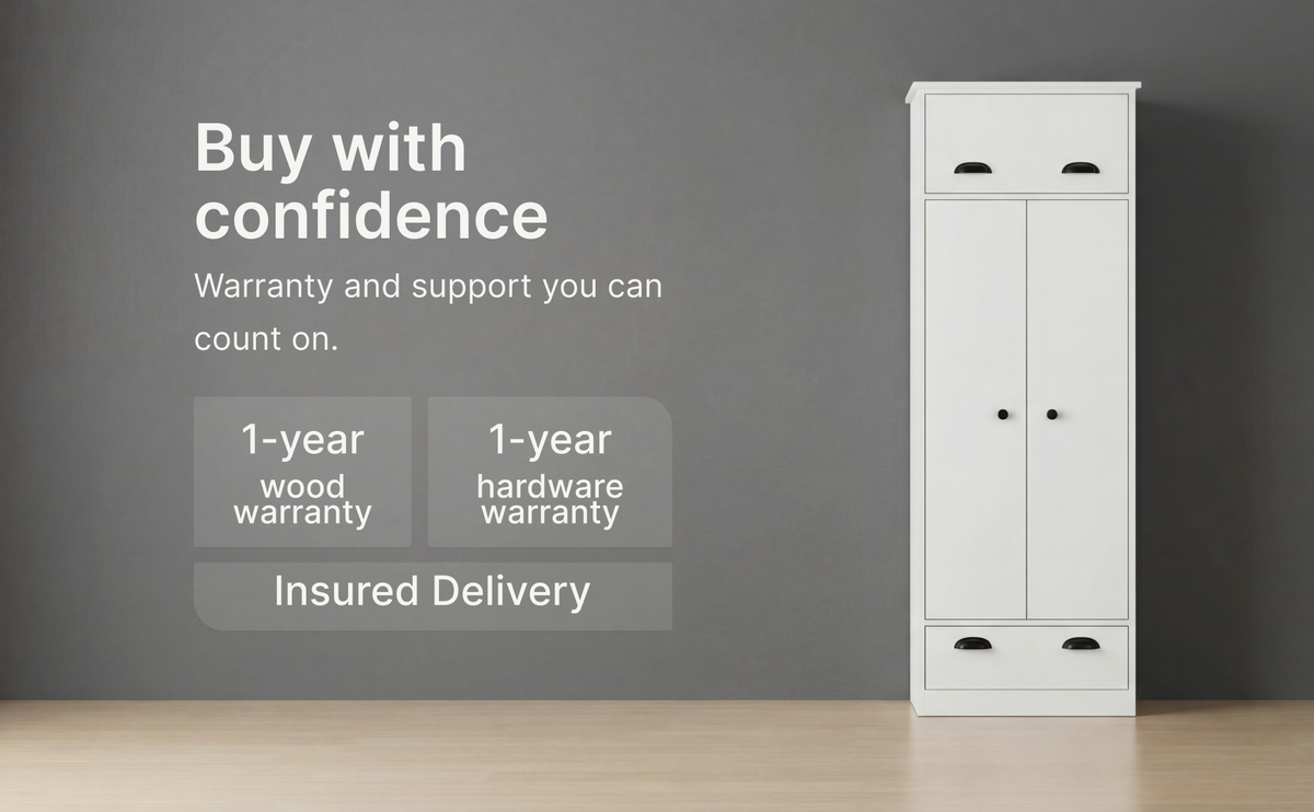 23-Inch Tifton Armoire – Garantía