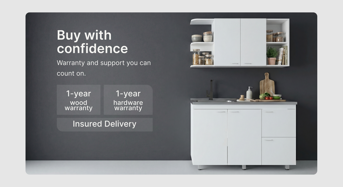 47-Inch Byron Kitchen Set – warranty
