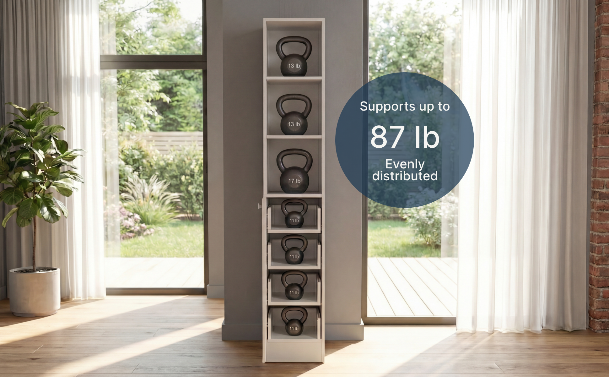 12- Inch Magna Linen Cabinet with Three Shelves, Four Drawers and Metal Handles – peso