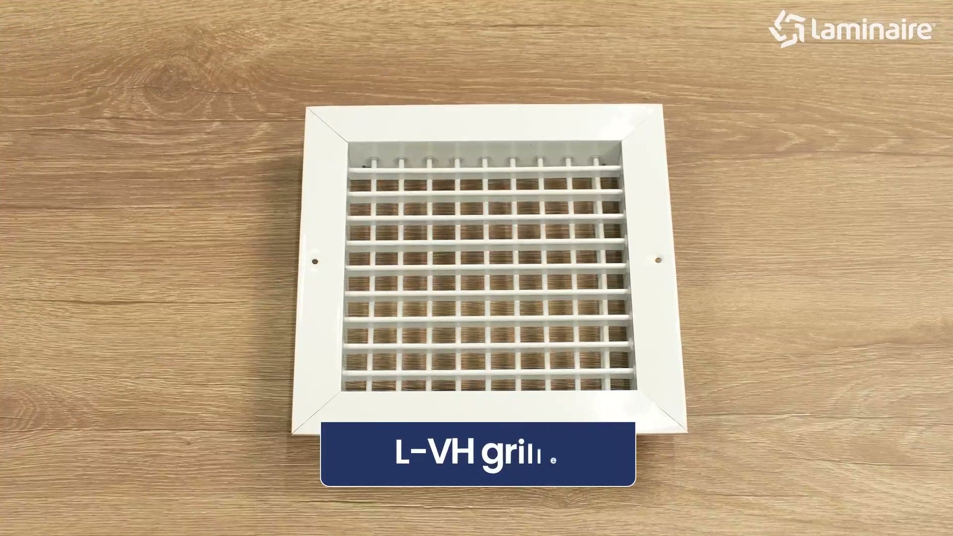 Laminaire L-VH double deflection supply grille – product presentation