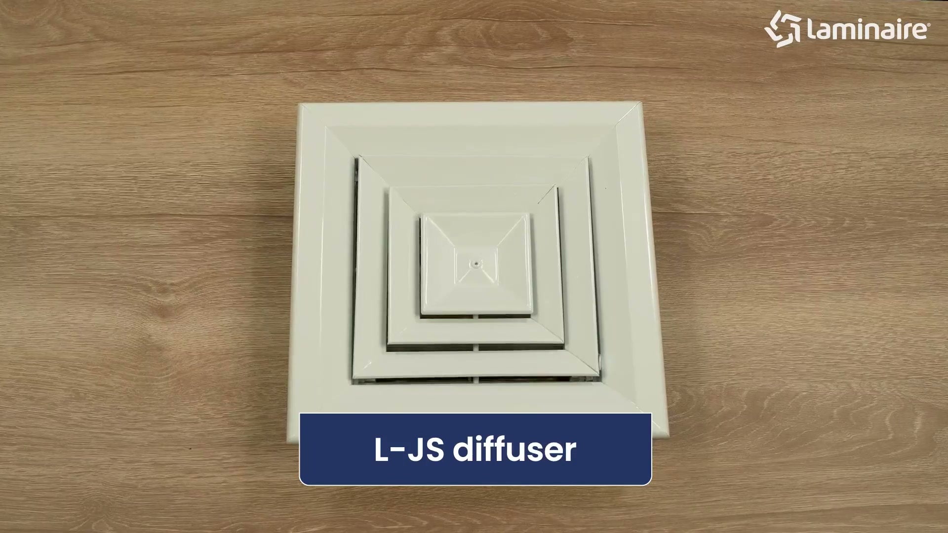 Laminaire L-JS 4-way ceiling diffuser – product presentation