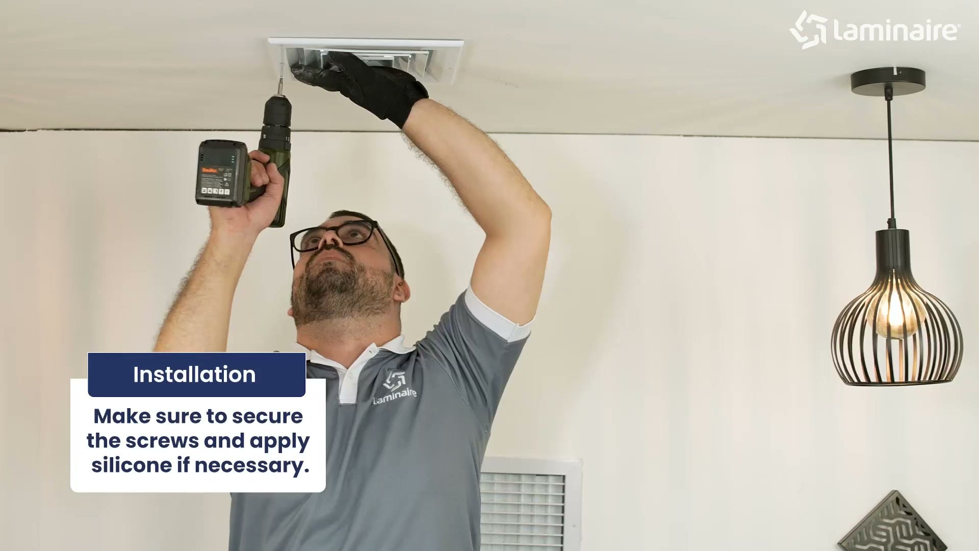 How to install a Laminaire AC air diffuser