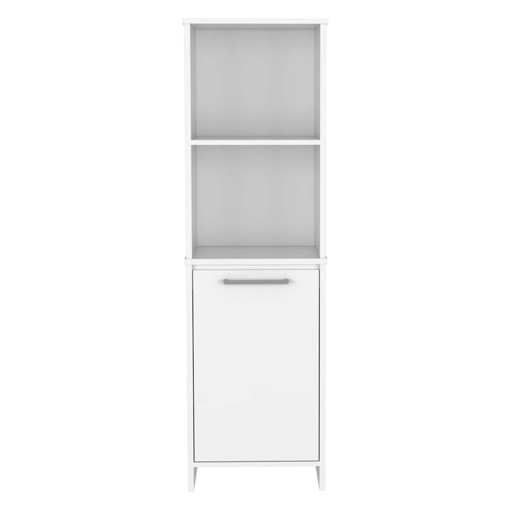Romulo Kitchen Pantry Cabinet with Single Door – Durable Manufactured Wood