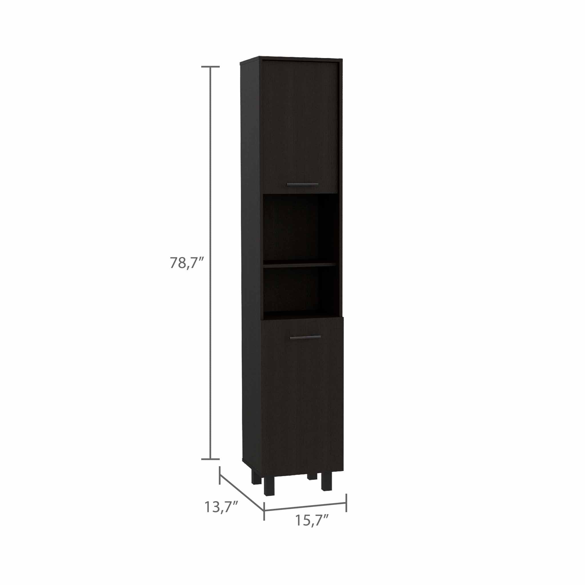 Depot Black Wengue Ikaria Kitchen Pantry 