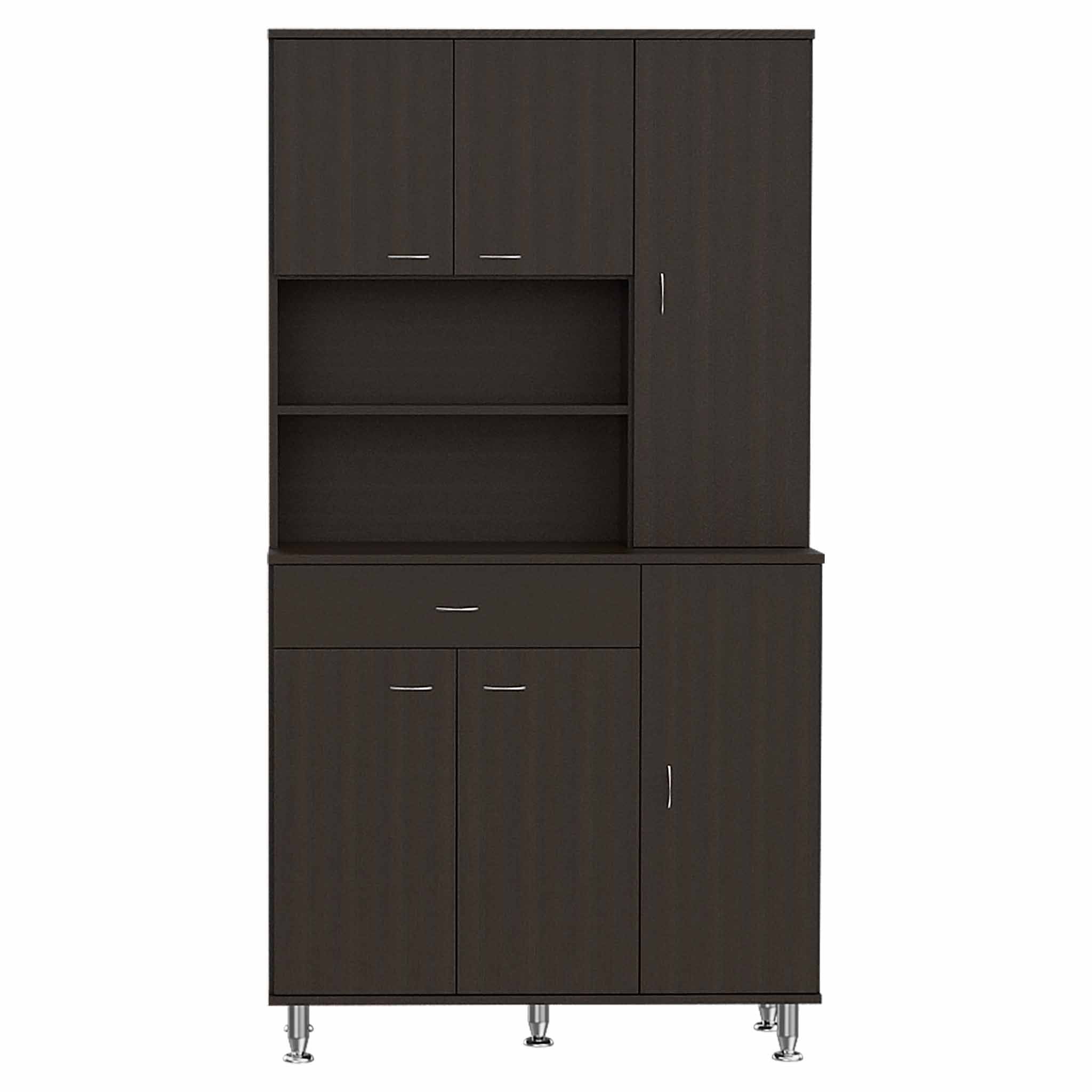 Venice Pantry Cabinet Depot Black 
