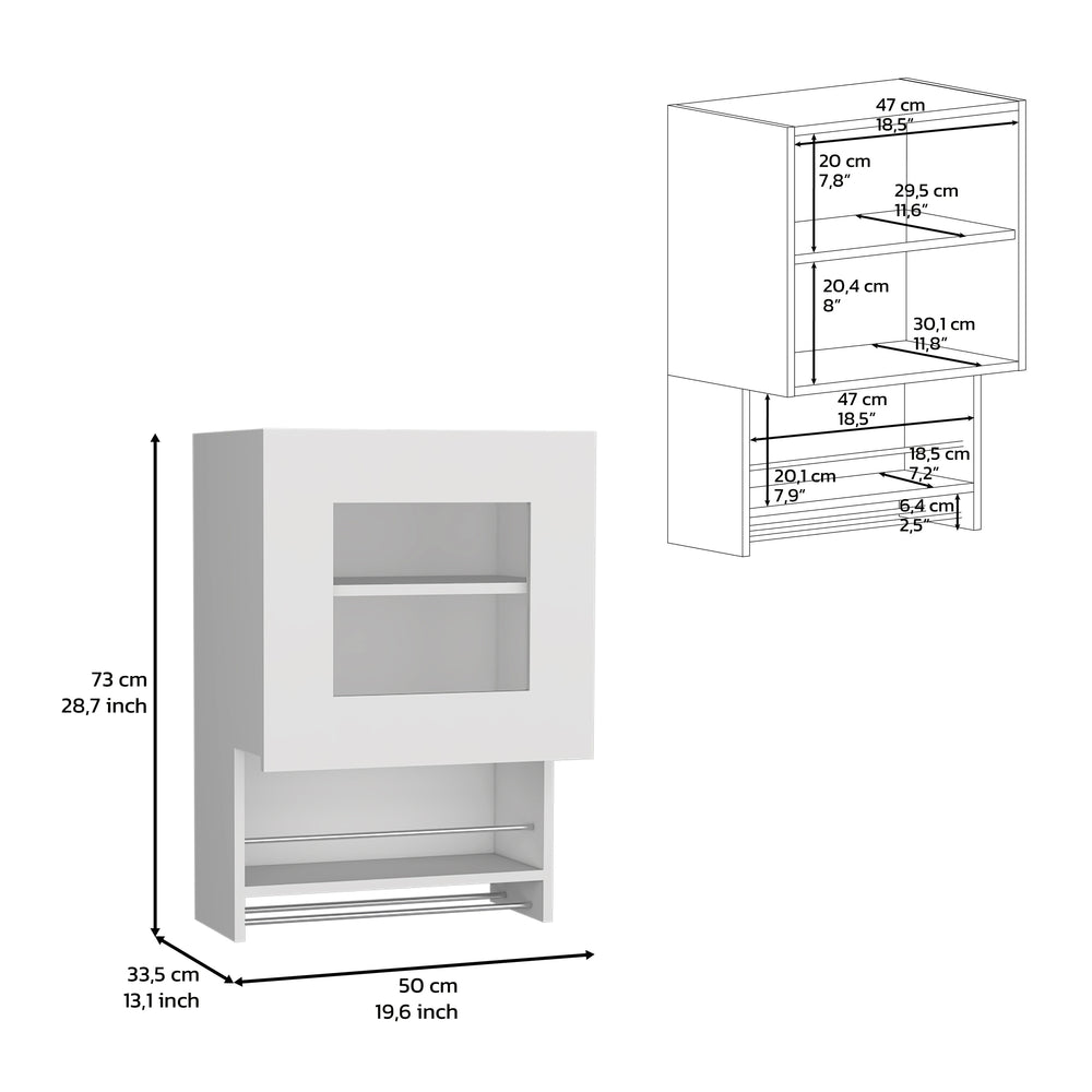 20-Inch Ithaca Wall Cabinet – Handy Towel Rack
