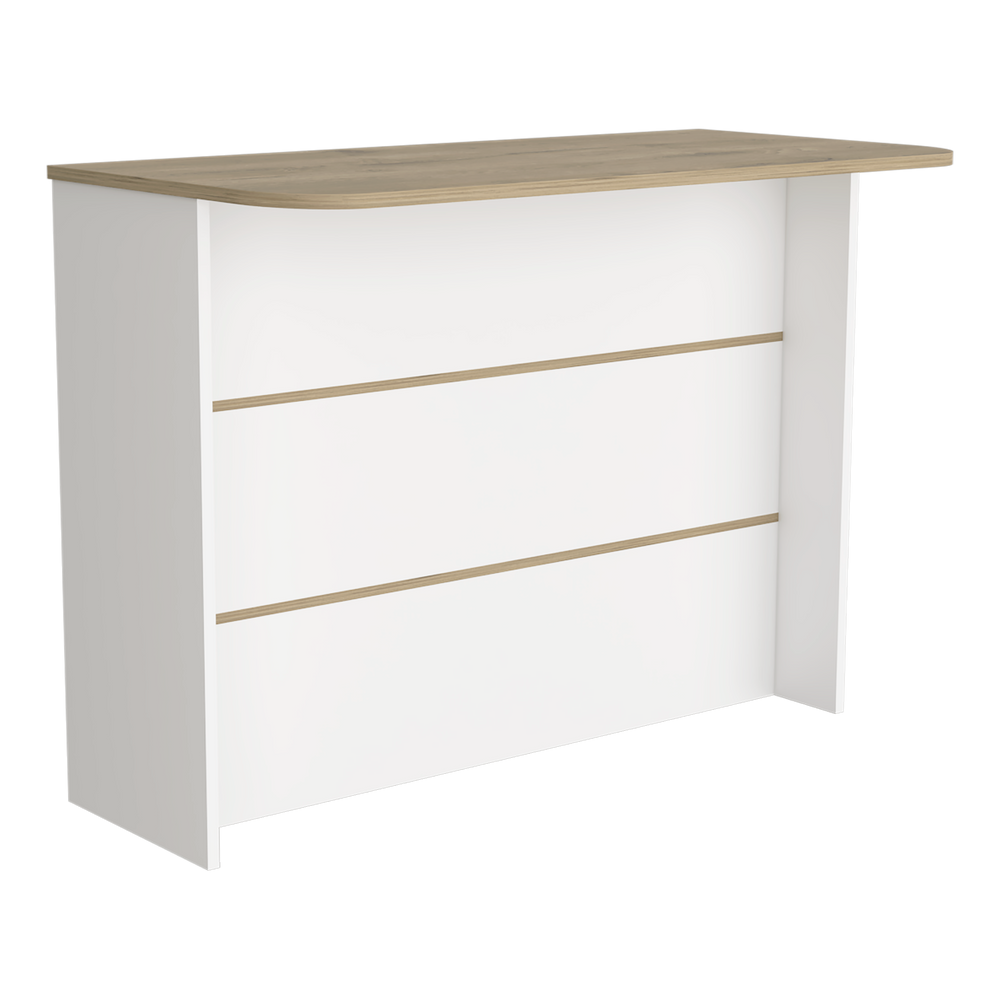 47-Inch Britton Kitchen Island – Sleek Paneled Front