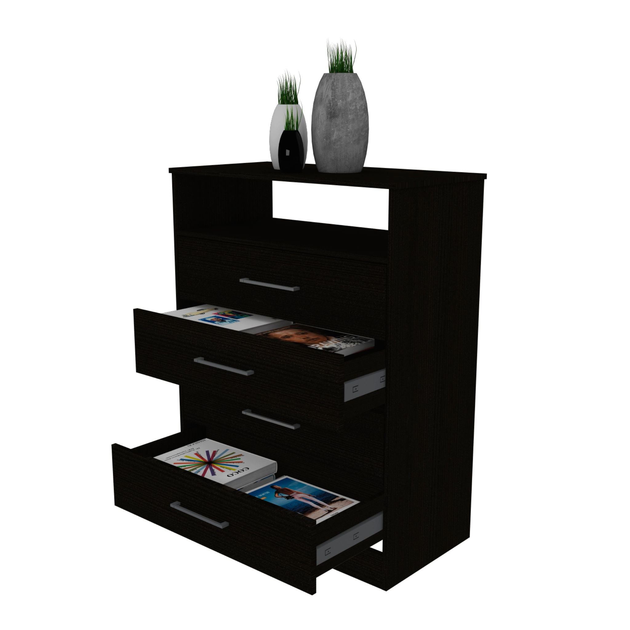 Depot Black Dresser 