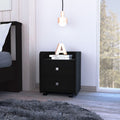 Marsella Nightstand, Two Drawers, Superior Top, Metal Handle