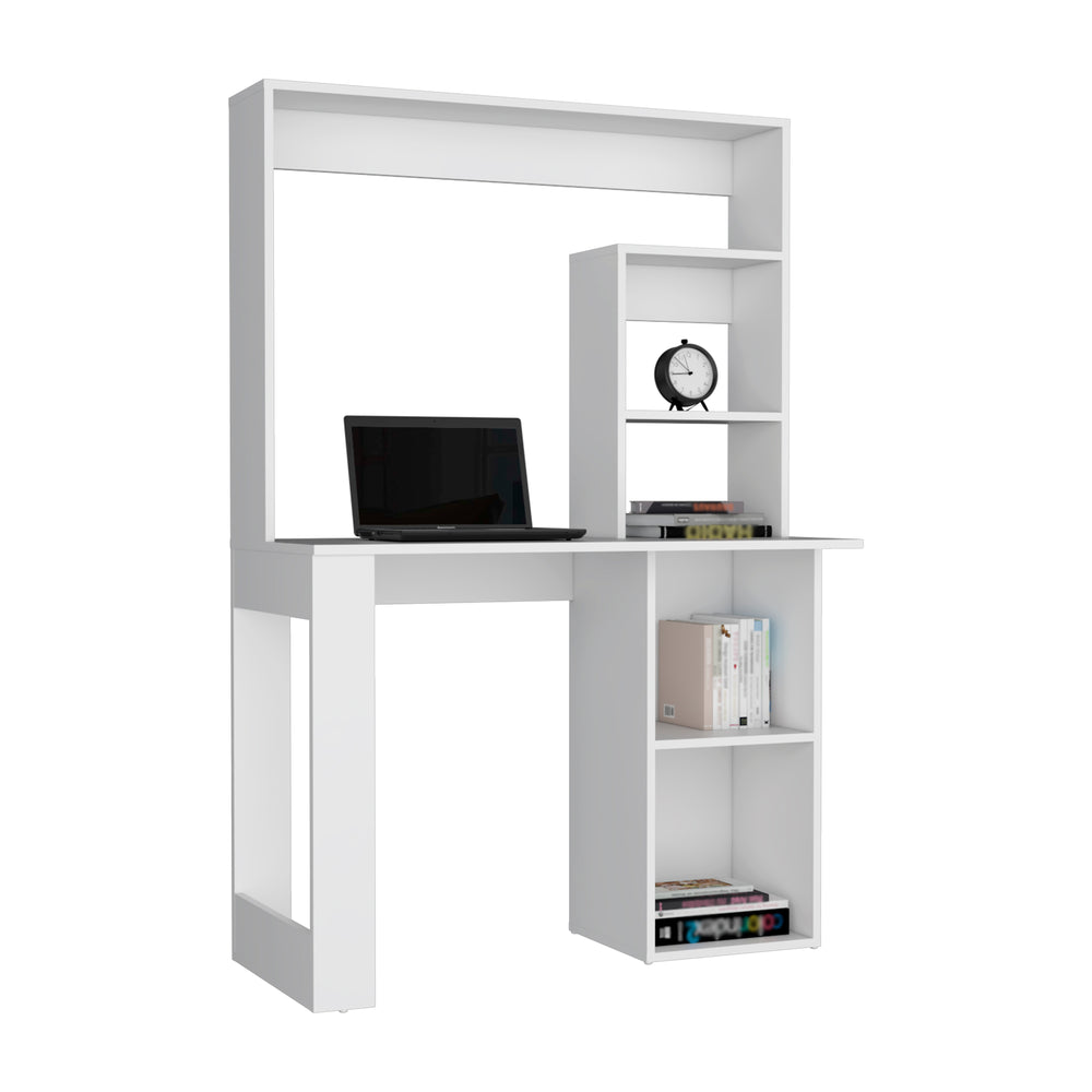 39-Inch Ethel Computer Desk – Open Hutch Shelving