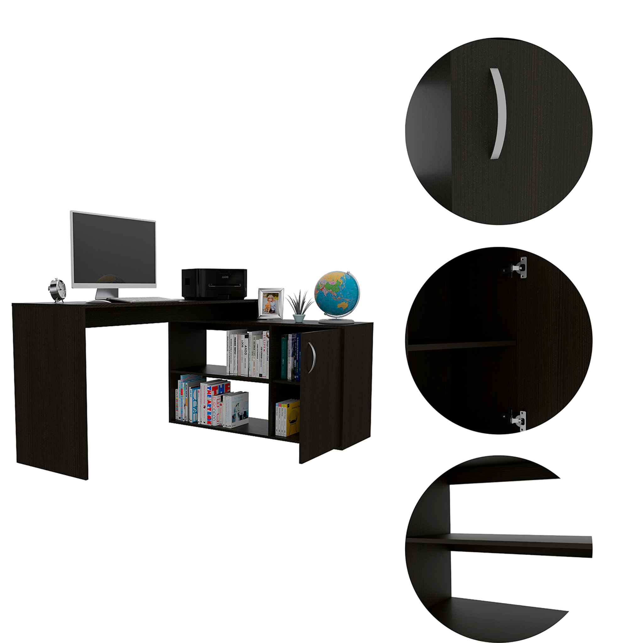 Office Desk Depot Black 