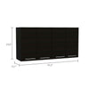 Black Wengue Depot Oceana Kitchen Cabinet 