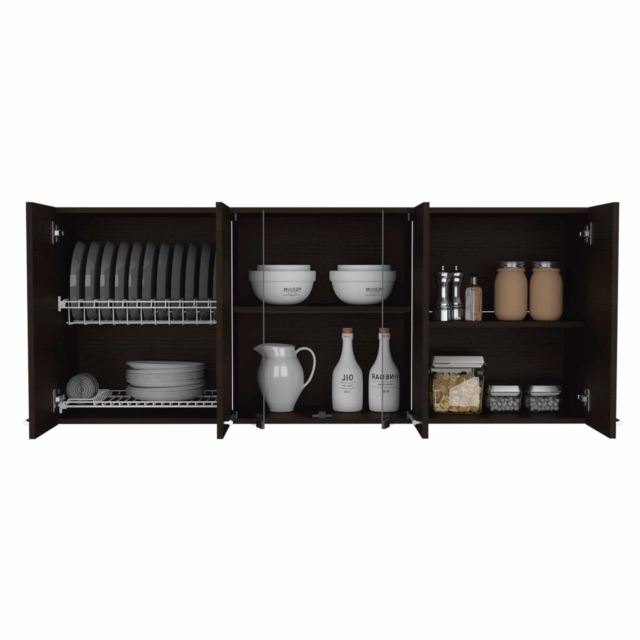 Depot Black Olimpo Wall Cabinet 