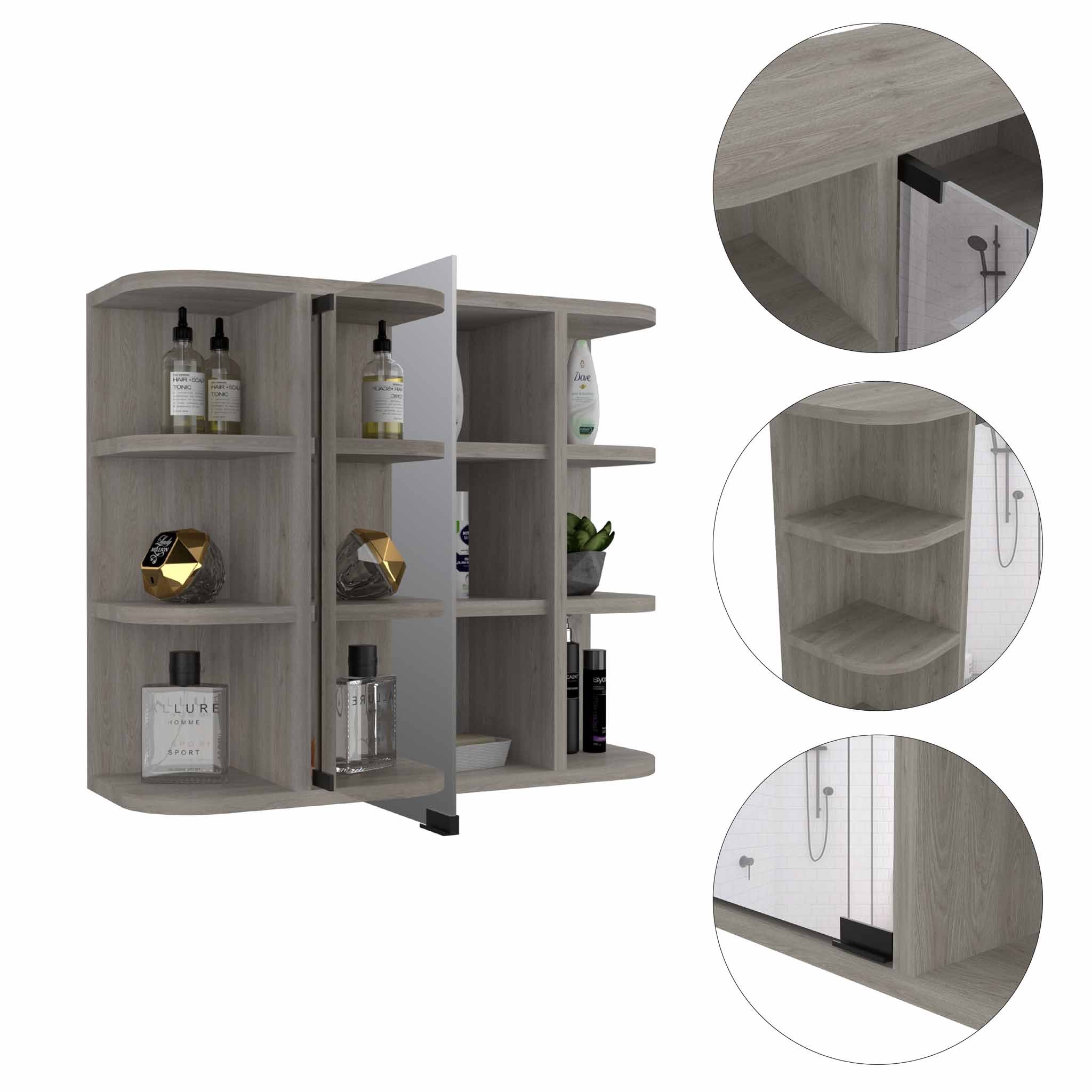 Light Gray Medicine Cabinet Depot 