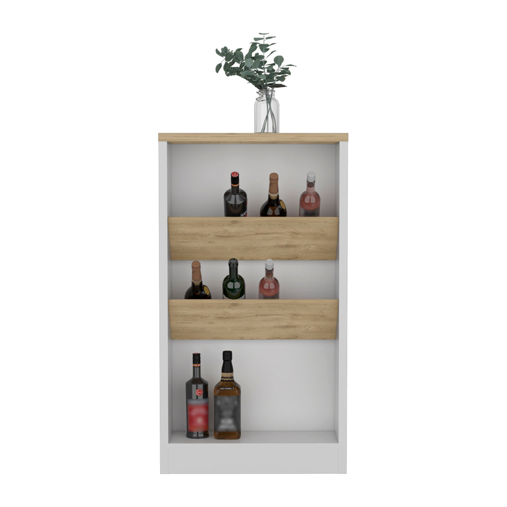 36-Inch Kenton Kitchen Island – Bottle Storage Shelf